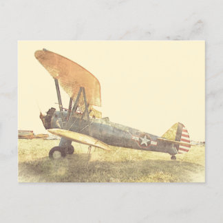Cartão Postal Aviões Biplanos de Combate Antigos Postcard
