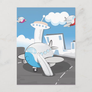 Cartão Postal Aviões de Brinquedo