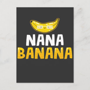 Cartão Postal Avó Banana Avó Engraçada