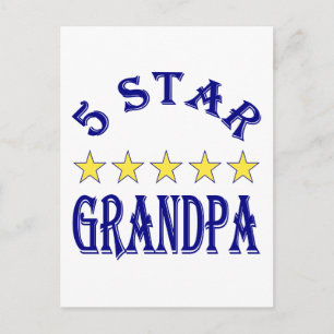 Cartão Postal Avô Cinco Estrelas