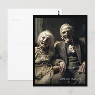 Cartão Postal Avó e vovô Pizzi