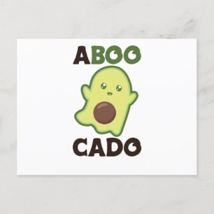 Cartão Postal Avocado Spirit For Halloween Engraçado Avocados