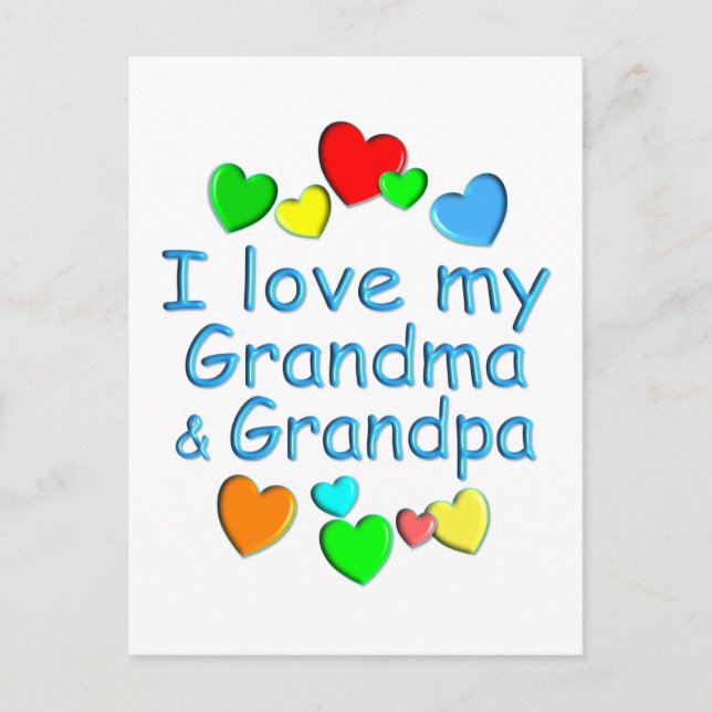 Cartão Postal Avós (Frente)