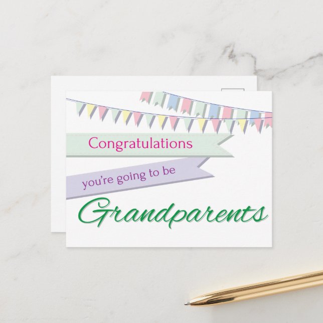 Cartão Postal Avós (Frente/Verso In Situ)