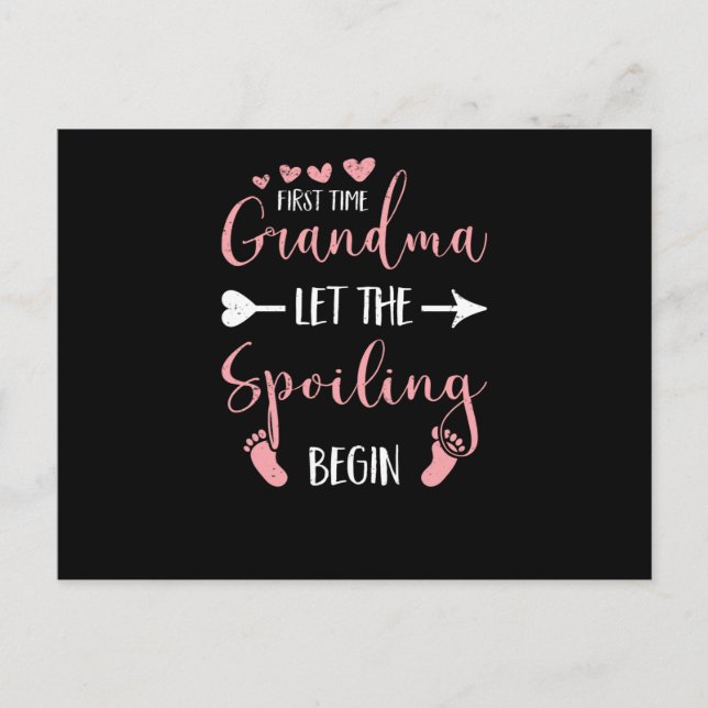 Cartão Postal Avós com a vovó esperançosa são os melhores omi (Frente)