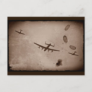 Cartão Postal Avro Lancaster Flyover