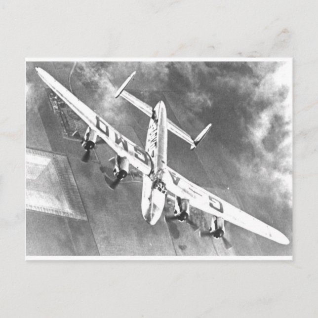 Cartão Postal Avro Lancastria (Frente)