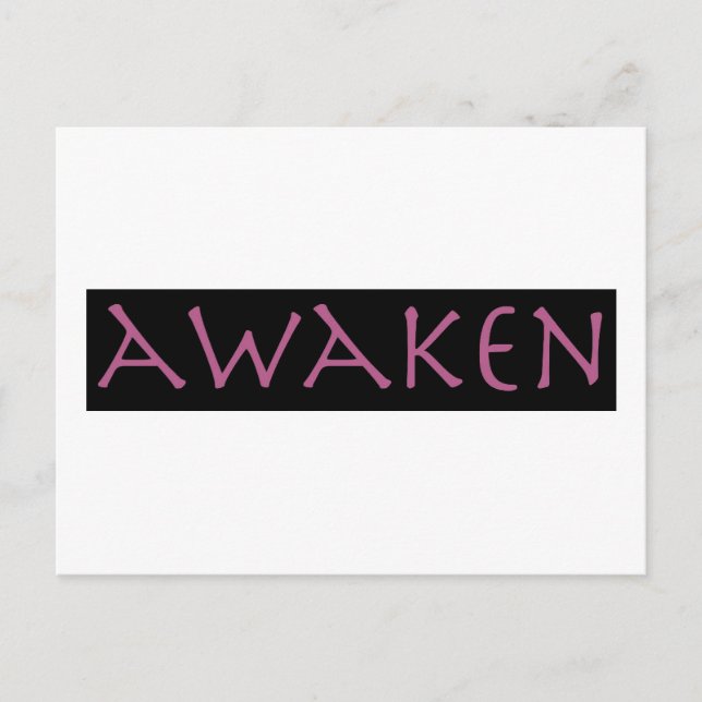 Cartão Postal Awaken (Frente)
