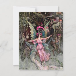 Cartão Postal "Away Down under", por Warwick Goble