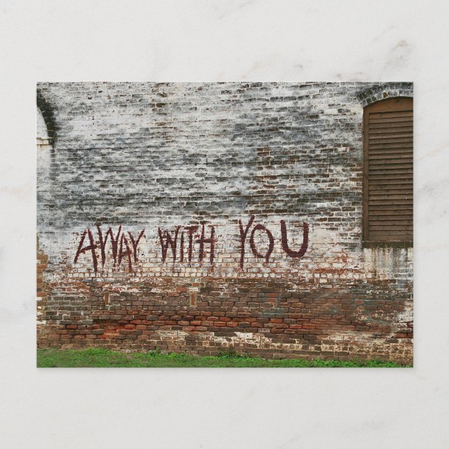 Cartão Postal Away with You (Frente)