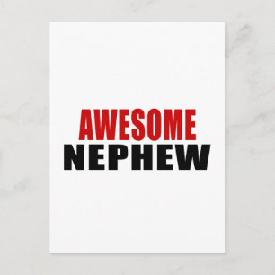 CARTÃO POSTAL AWESOME NEPHEW