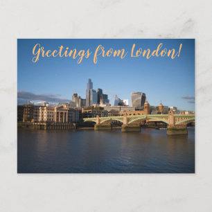 Cartão Postal aWorld2Celebrate: Saudações de Londres!