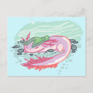 Cartão Postal Axolotl Água