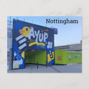 Cartão Postal Ay Up Nottingham!