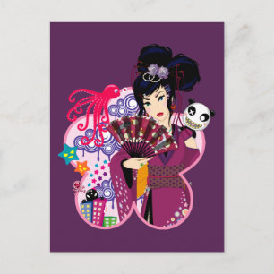 Cartão Postal Ayaka na Cidade de Harajuku