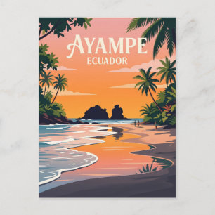 Cartão Postal Ayampe Equador