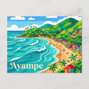 Cartão Postal Ayampe, Manabí, Equador