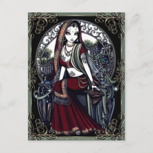 Cartão Postal "Ayanna" Secret Fairy Garden