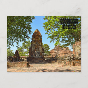 Cartão Postal Ayutthaya Ruins