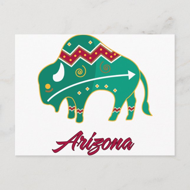 Cartão Postal AZ Buffalo Clan 2 (Frente)