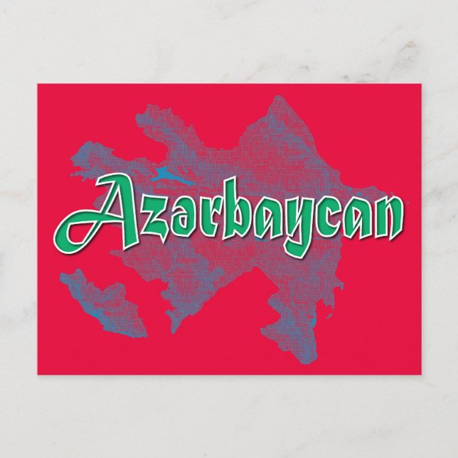 Cartão Postal Azerbaijão (Frente)