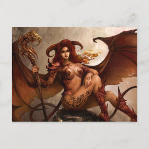 Cartão Postal Azmodeus Dark Angel "Demon", Cartão-postal