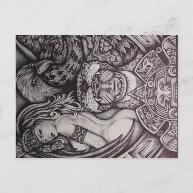 Cartão Postal Aztec (Frente)