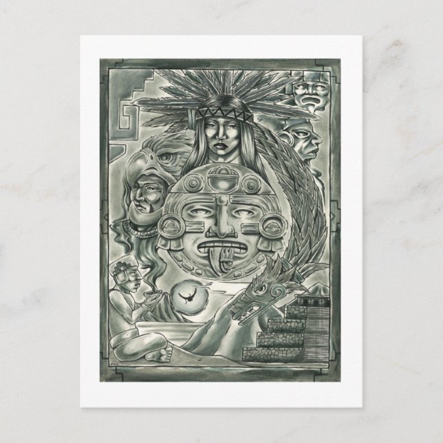 Cartão Postal Aztec Spirit (Frente)