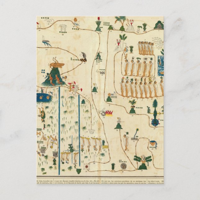 Cartão Postal Aztec Vale do México 2 (Frente)