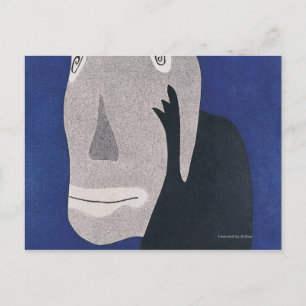 Cartão Postal Azul