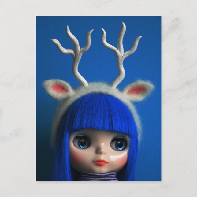 Cartão Postal Azul (Frente)