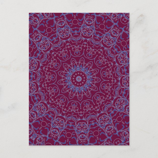 Cartão Postal Azul (Frente)