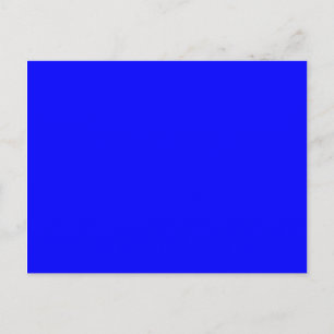 Cartão Postal Azul 0000FF Sólido