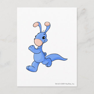Cartão Postal Azul de Blumaroo