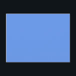 Cartão Postal azul de córnpla<br><div class="desc">azul de córnflor a cores 6495ED</div>