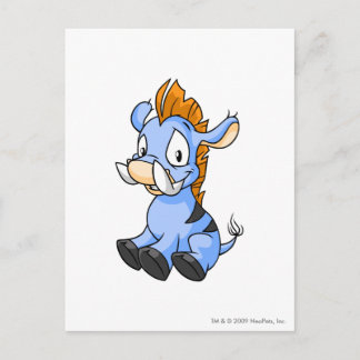 Cartão Postal Azul de Moehog
