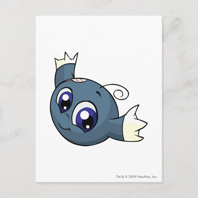 Cartão Postal Azul Kiko (Frente)