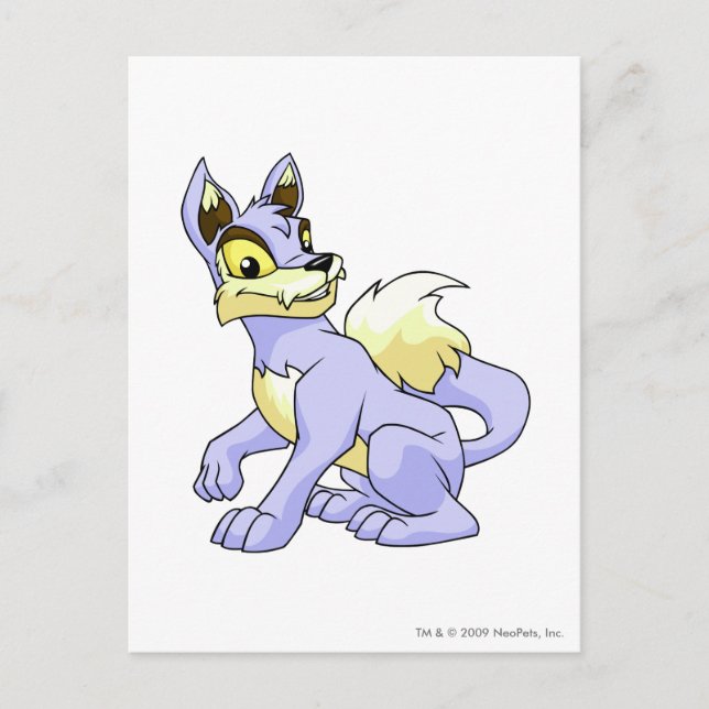 Cartão Postal Azul Lupe (Frente)