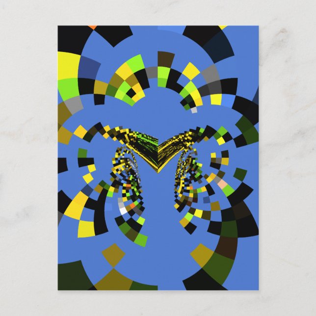 Cartão Postal Azul M (Frente)