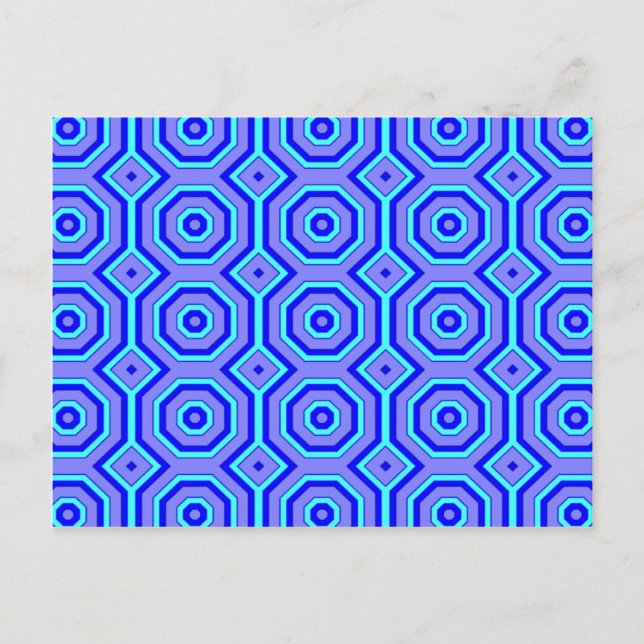 Cartão Postal Azul no azul (Frente)