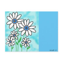 Azul Sky Daisies