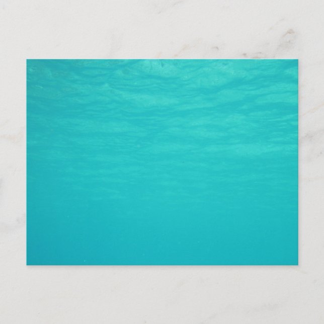 Cartão Postal Azul submarino (Frente)