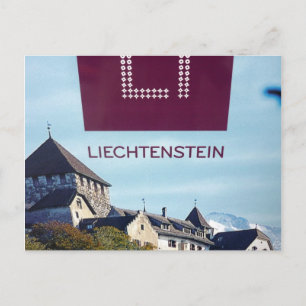 Cartão Postal azul vaduz