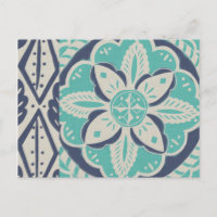 Azulejo Batik Azul IV