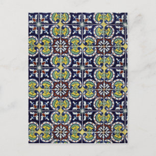 Cartão Postal Azulejo Espanhol no México
