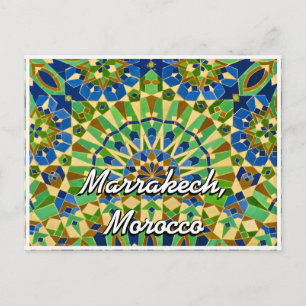 Cartão Postal Azulejo marroquino