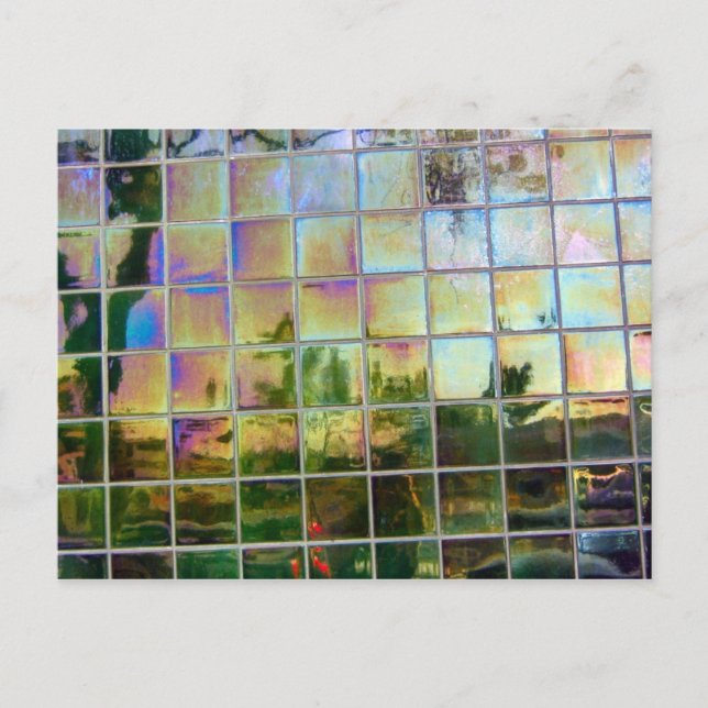 Cartão Postal azulejo verde (Frente)