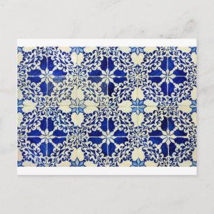 Cartão Postal Azulejos, Azulejos portugueses