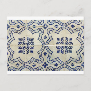 Cartão Postal Azulejos, Azulejos portugueses