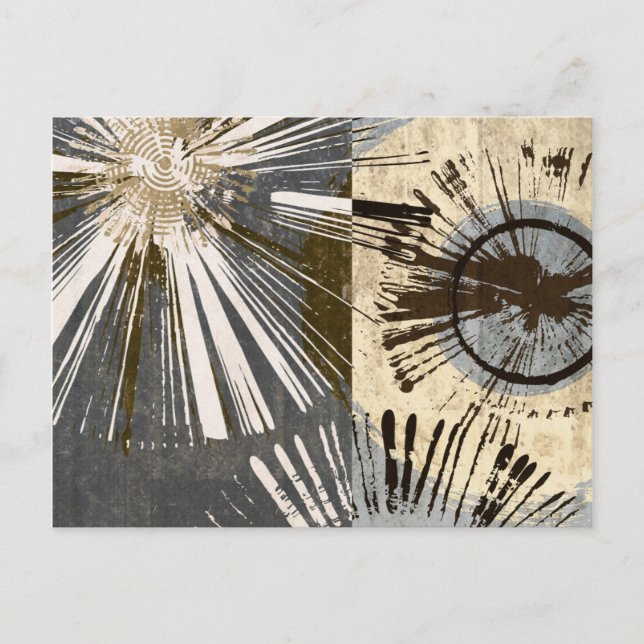 Cartão Postal Azulejos de explosão I (Frente)